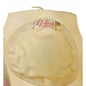 Vintage 40s Valerie Modes Wool Felt Embroidered Beaded Cloche Hat Valerie Modes Hat - Etsy main image 4